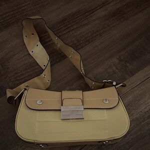 Chic Tan and Cream Crossbody Bag - DIOR